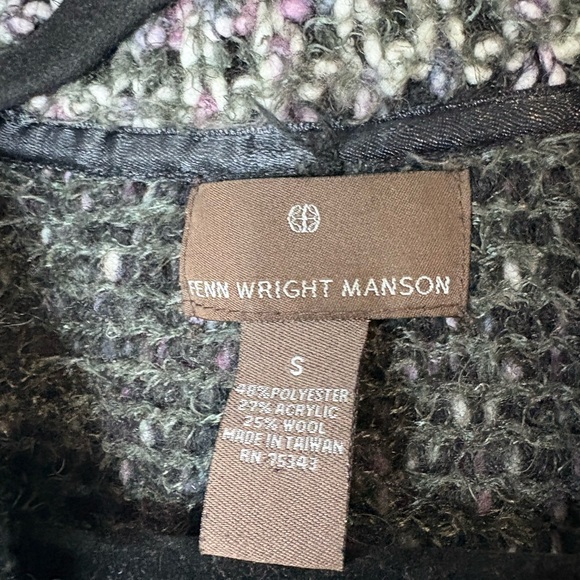 Fenn Wright Manson Tweed Jacket S | Fringe Trim Wool Blend Blazer - Picture 4 of 7